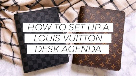 louis vuitton large agenda refill 2020|Louis Vuitton desk agenda refill.